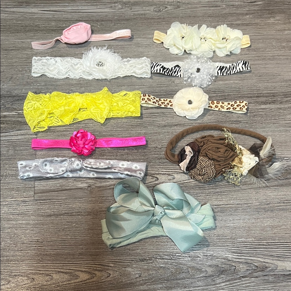 Colorful Baby Headband Set